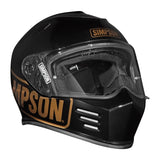 Simpson Venom Logo ST Motorcycle Full Face Helmet Black