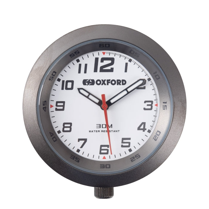 Oxford AnaClock Weather Resistant Motorcycle Analogue Clock
