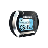 Oxford DigiClock Weather-Resistant Digital Motorcycle Clock with Ice Alert maximomoto.uk!