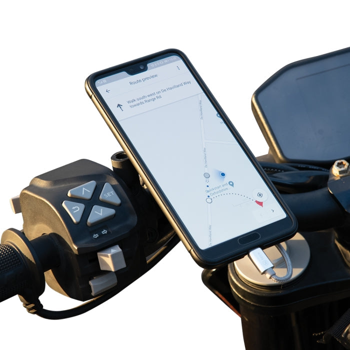 Oxford CLIQR USB A Universal Handlebar Mount with Charging
