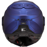 LS2 FF901 ADVANT X SOLID MOTORCYCLE MODULAR HELMET NAVY BLUE