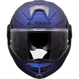 LS2 FF901 ADVANT X SOLID MOTORCYCLE MODULAR HELMET NAVY BLUE