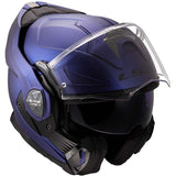 LS2 FF901 ADVANT X SOLID MOTORCYCLE MODULAR HELMET NAVY BLUE