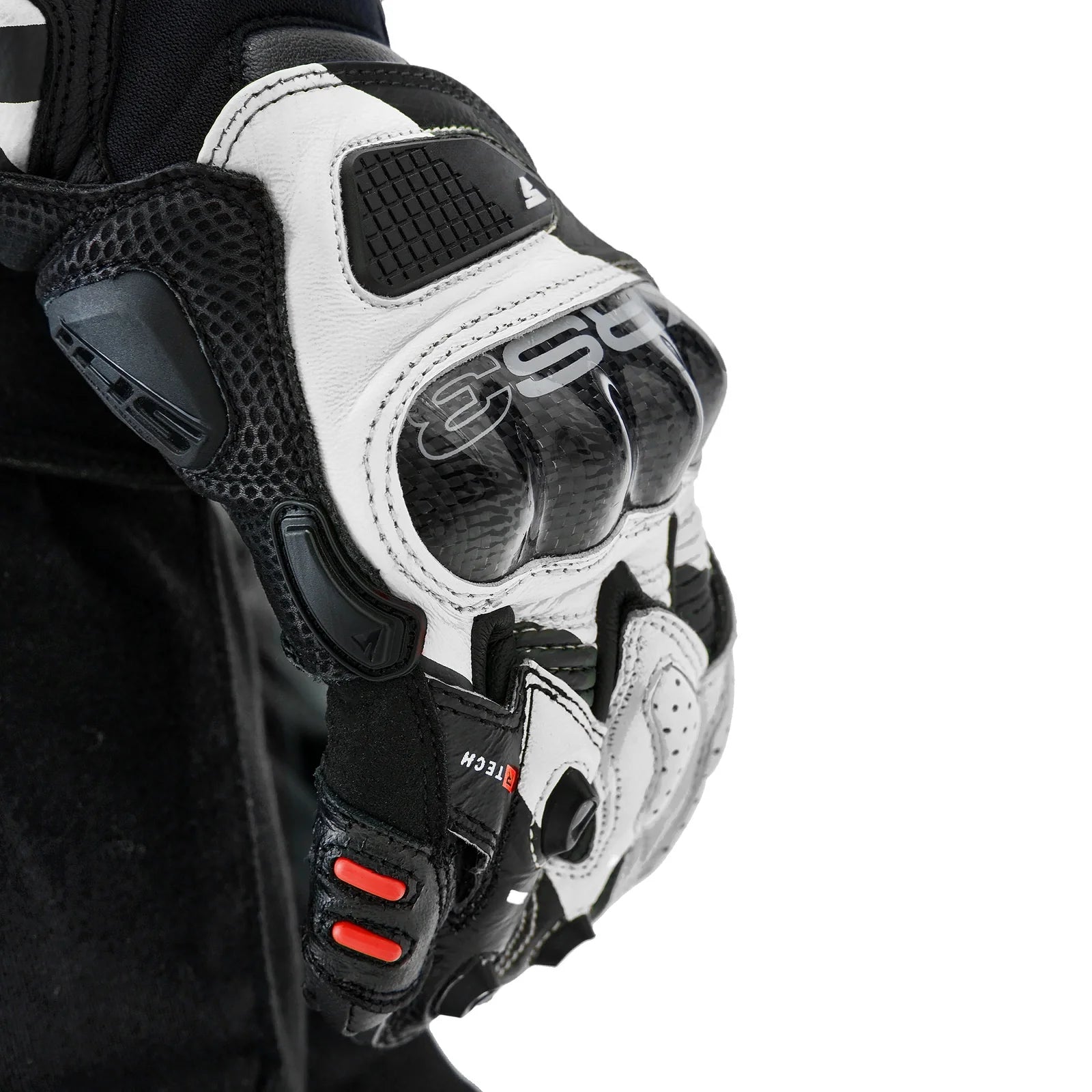 SHIMA XRS-3 SHORT RACING GUANTES MEN NEGRO/BLANCO
