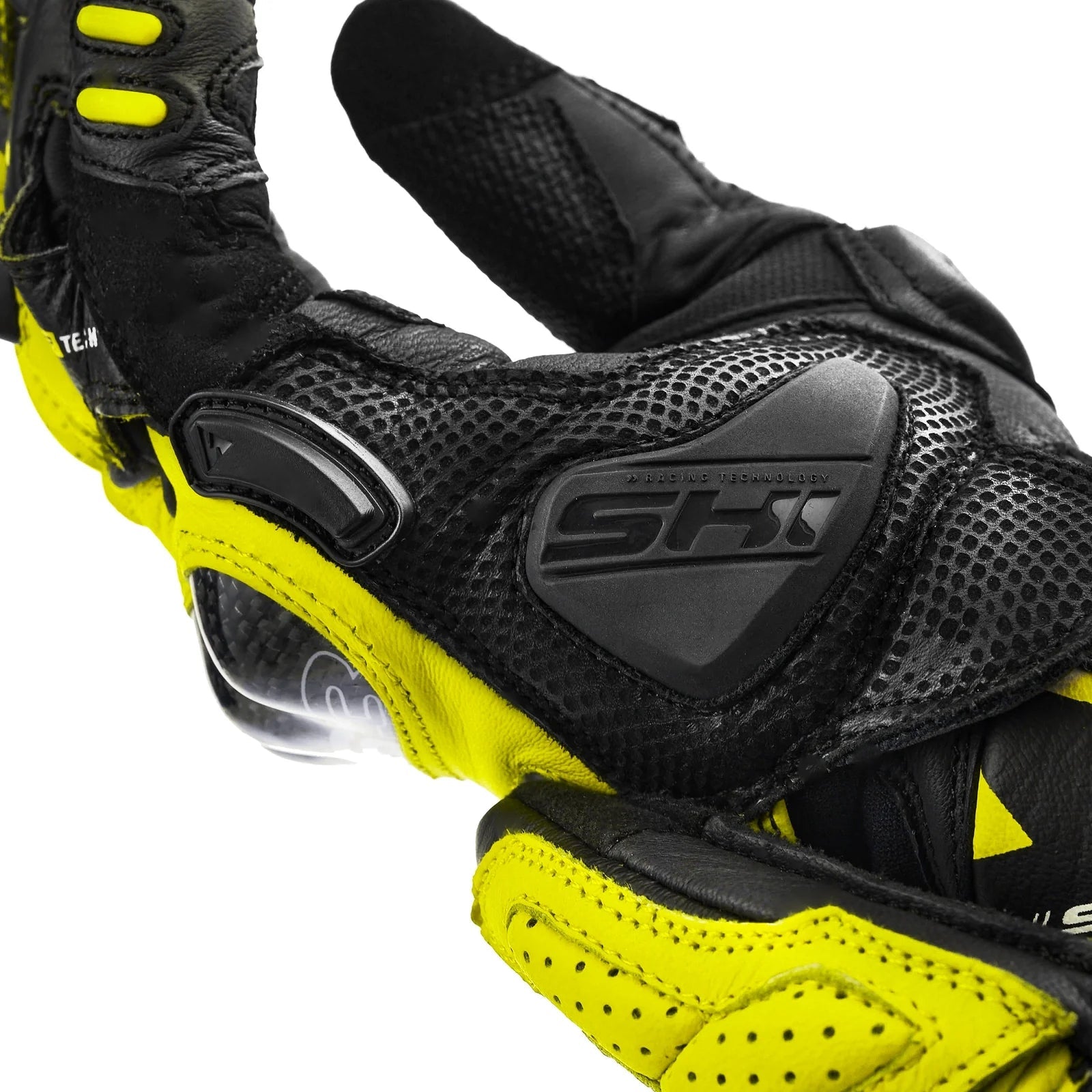 SHIMA XRS-3 SHORT RACING GUANTES MEN NEGRO/AMARILLO FLUO