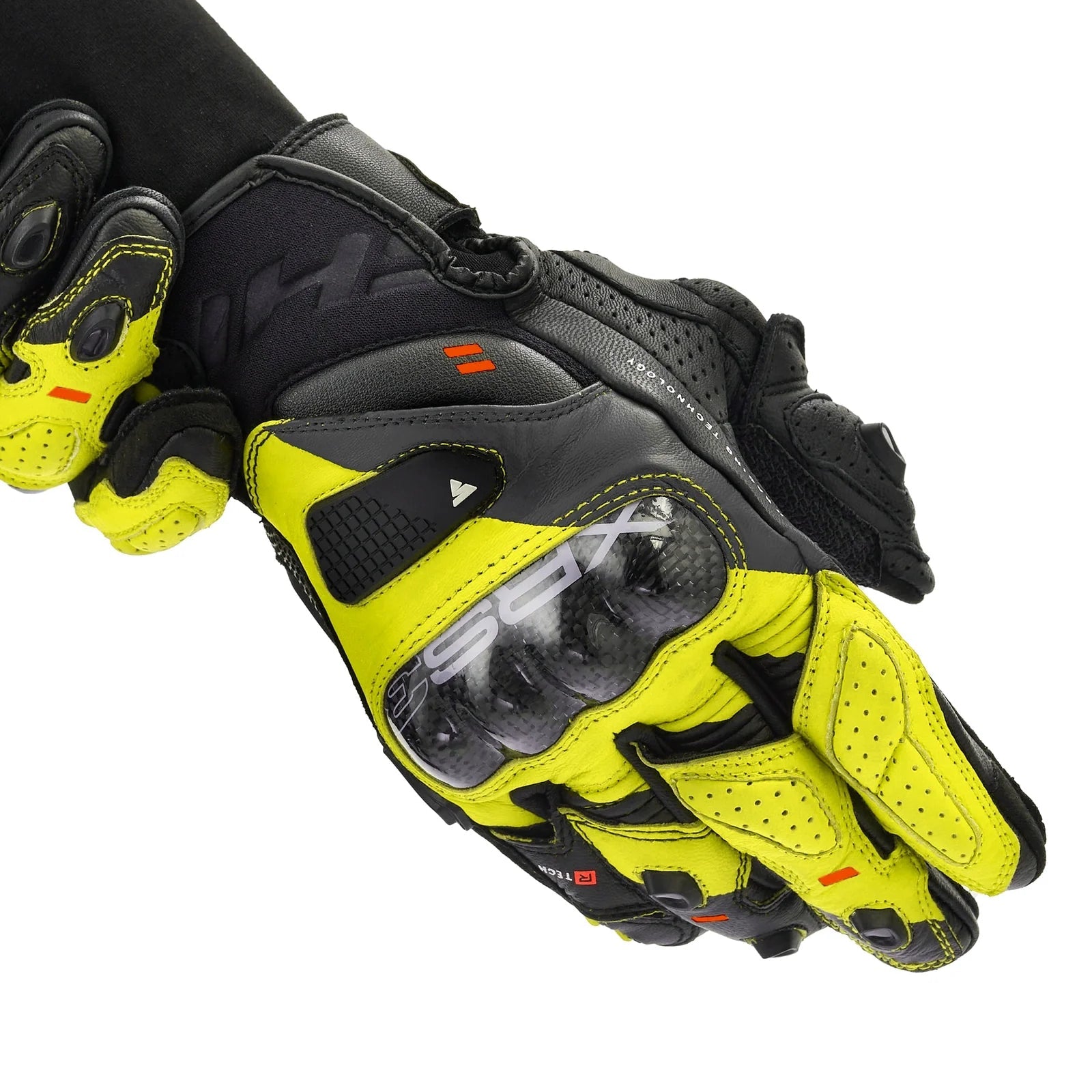 SHIMA XRS-3 SHORT RACING GUANTES MEN NEGRO/AMARILLO FLUO