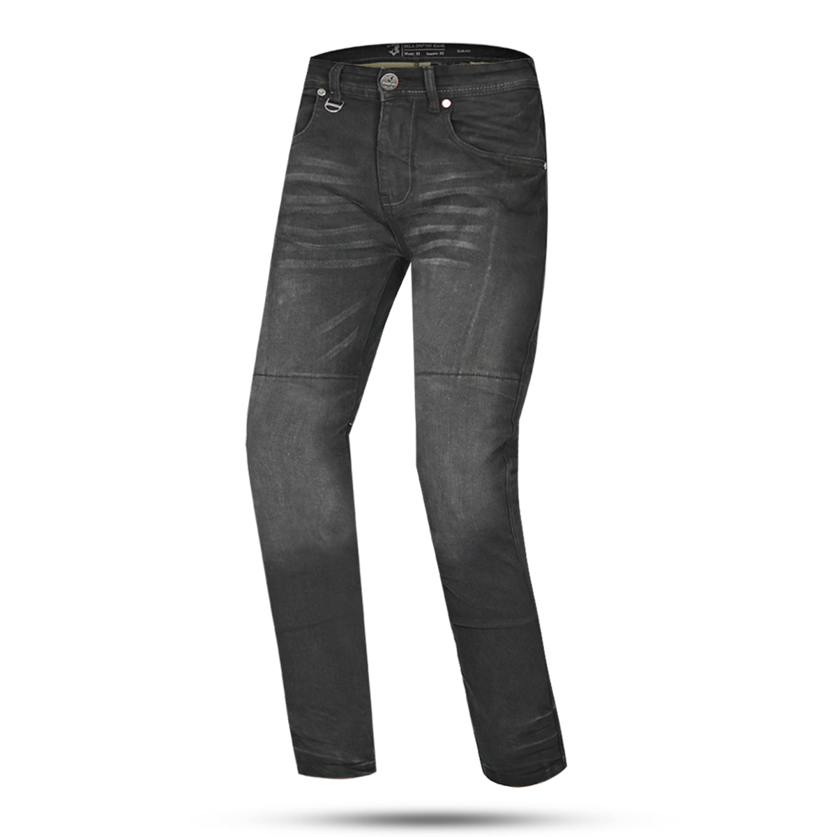 BELA DRIFTER PANTALON DE HOMBRE DENIM JEANS 32L NEGRO