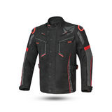 r-tech knight rider long motorcycle touring jacket black