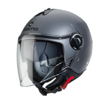 CABERG IVIERA V4X Motorcycle Helmet Jet Gun Metal Matte