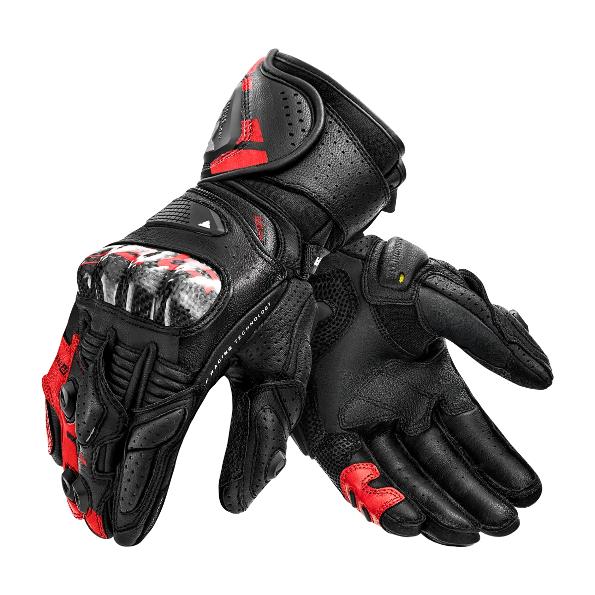 SHIMA RS-3 MEN MOTORCYCLE GLOVES BLACK RED