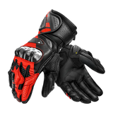 SHIMA RS-3 MEN MOTORCYCLE GLOVES BLACK RED FLUO