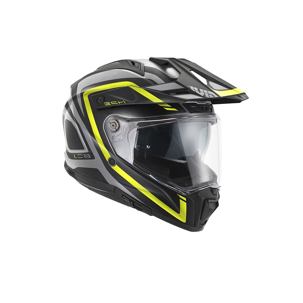 GIVI CASCOS INTEGRALE H801F APEX GREY BLACK YELLOW - AXTY