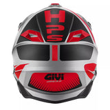 GIVI 60.1 Fresh Off Road Motorcycle Motocross Helmet Red/Black/Titanium