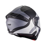 MT Genesis R Lancer B12 Motorcycle Modular Helmet Matt Black Grey
