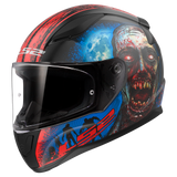 LS2 FF353 RAPID FULL FACE HELMETS II ZOMBIE BLACK RED-06 3XL