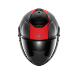 SHARK RS JET CARBON MOTORCYCLE OPEN FACE HELMET CARBON RED