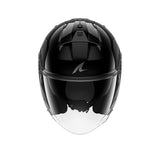 SHARK SKWAL JET BLANK MOTORCYCLE OPEN FACE HELMET BLACK