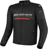 shima drift urban textile summer motorcycle jacket black