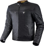 shima winchester 2.0 black vintage touring motorcycle jacket