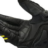 shima xrs-3 short racing gloves men black fluo yellow