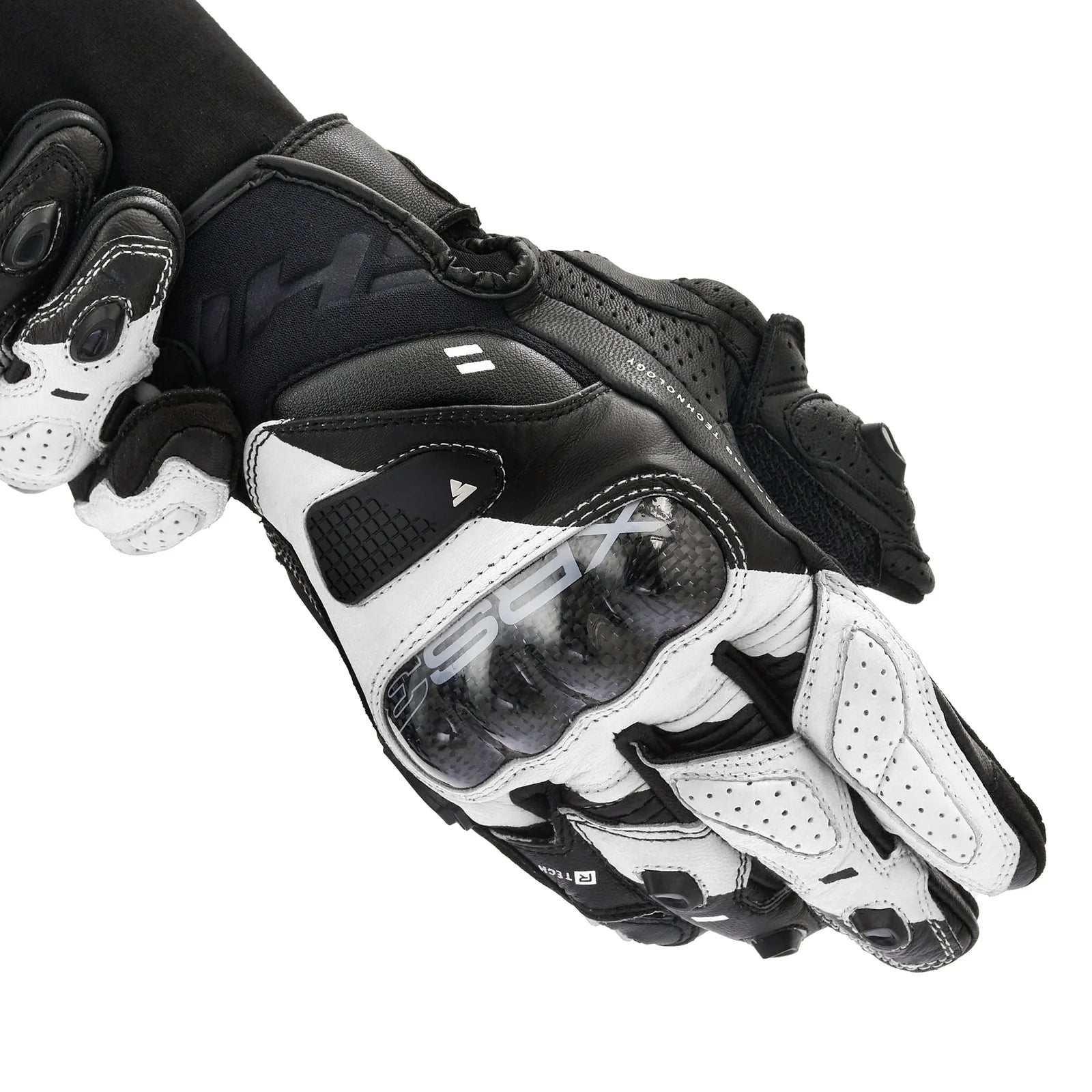 shima xrs-3 short racing gloves men black white