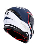 SHIRO HUNTER SHARK MOTORCYCLE HELMET DARK BLUE MATE