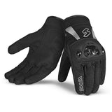 shua shot motorbike gloves black gray