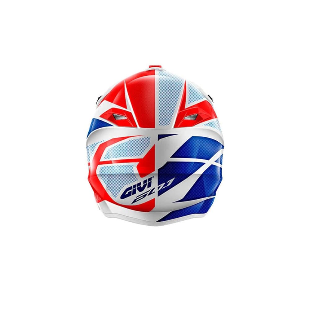 GIVI 60.1 INVER CASCO DE MOTOCROSS OFF ROAD ROJO BLANCO