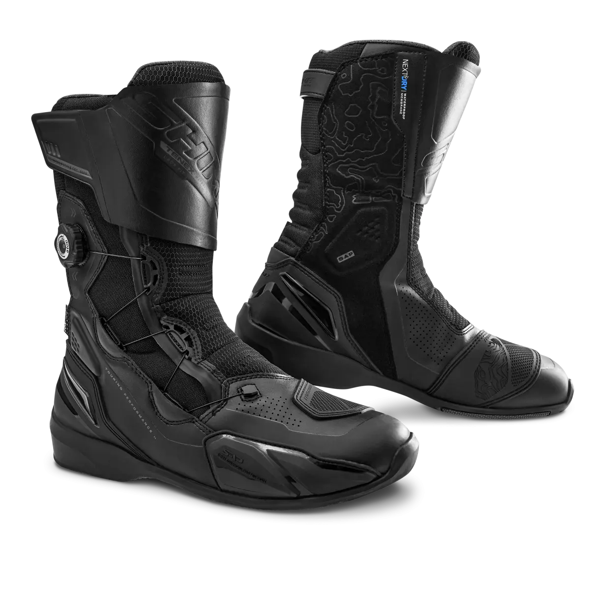 SHIMA TENEX WATERPROOF WOMEN'S TOURING MOTORCYCLE BOOTS BLACK