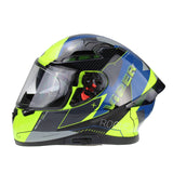 Viper RSV95 Rogue Shiny Full Face Motorcycle Helmet