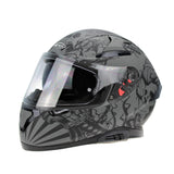 Viper RSV95 Rogue Shiny Full Face Motorcycle Helmet