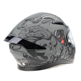 Viper RSV95 Rogue Shiny Full Face Motorcycle Helmet