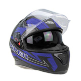 Viper RSV95 Rogue Shiny Full Face Motorcycle Helmet