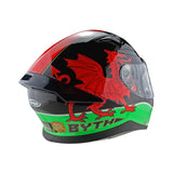 Viper RSV95 Rogue Shiny Full Face Motorcycle Helmet
