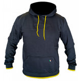 MUGENRACE H-MNR-7909 Blacky Sudadera capucha de algodón Negro Amarillo