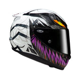 HJC RPHA 12 Anti Venom 2 Sports Motorcycle Helmet Black White Purple