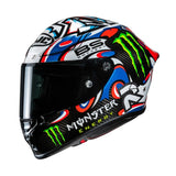 HJC RPHA 1 V2 Carbon Quartararo Le Mans 3 Racing Full Face Helmet White Red Blue