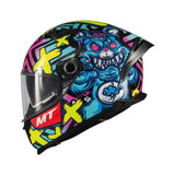 MT Braker SV Crazy Teddy Touring Motorcycle Helmets Multi Colors