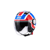 GIVI 11.1 AIR JET-R Moto Jet Urbano Casco Blanco Rojo Azul