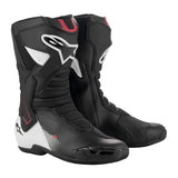 Alpinestars SMX-6 V3 Men’s Motorcycle Racing Boots Black White Red
