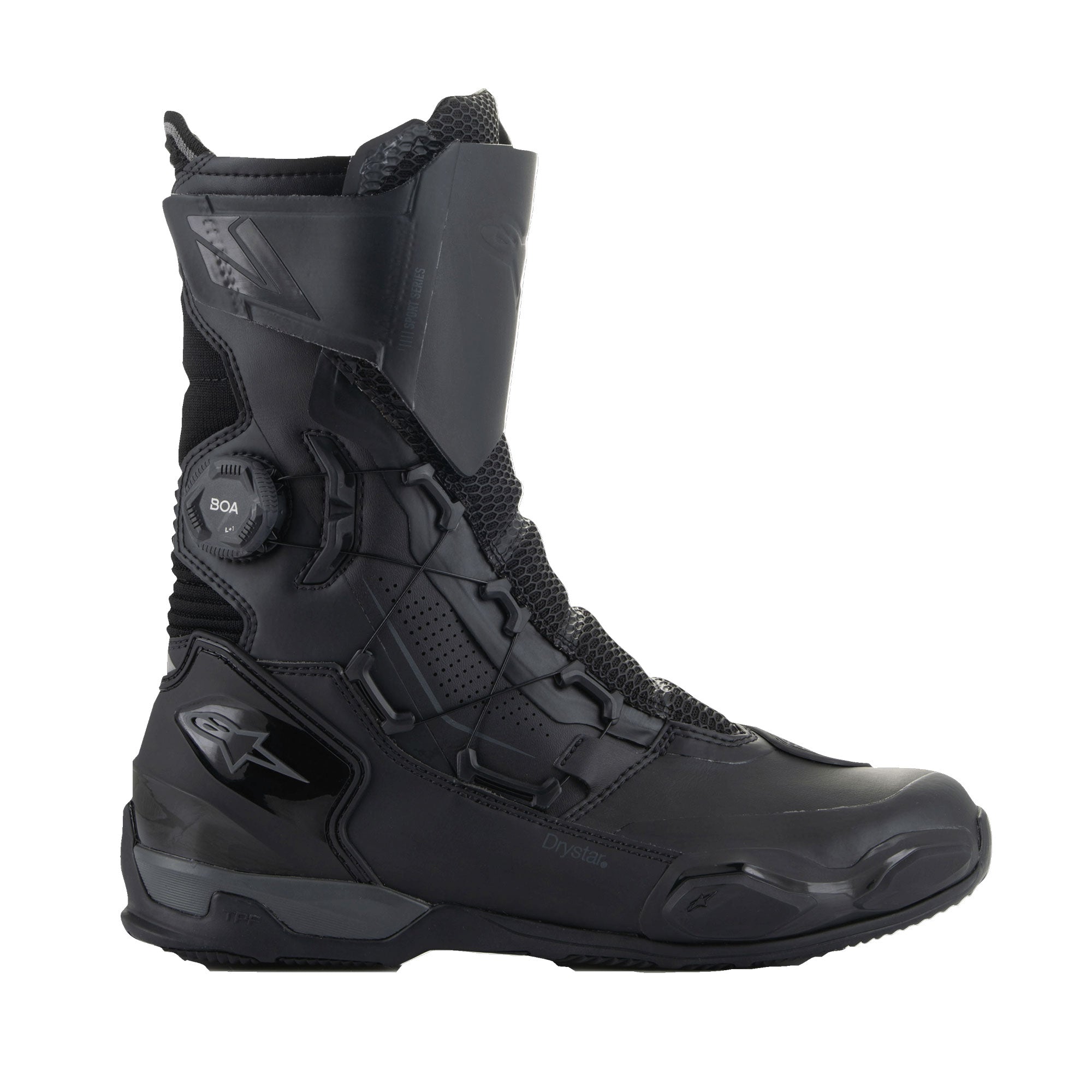Alpinestars SP-X BOA Drystar Men’s Motorcycle Boot Black Dark Grey