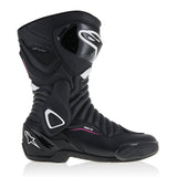 Alpinestars Stella SMX-6 V2 Drystar Women’s Motorcycle Boots Pink White