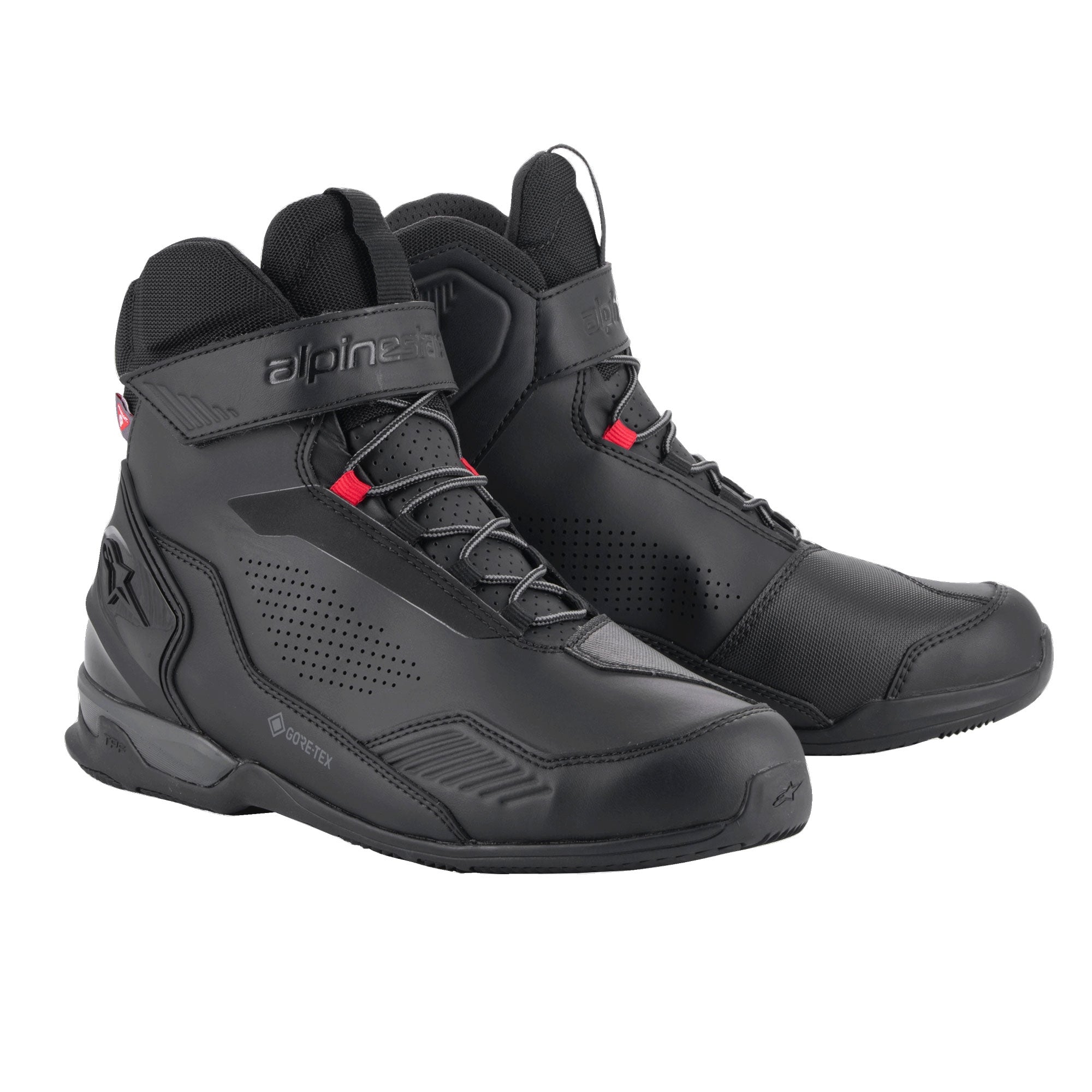 Alpinestars Austral Gore Tex Men’s Touring Motorcycle Boots Black Dark Grey