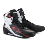 Alpinestars Faster-4 Men’s Motorcycle Riding Boots Black White Red