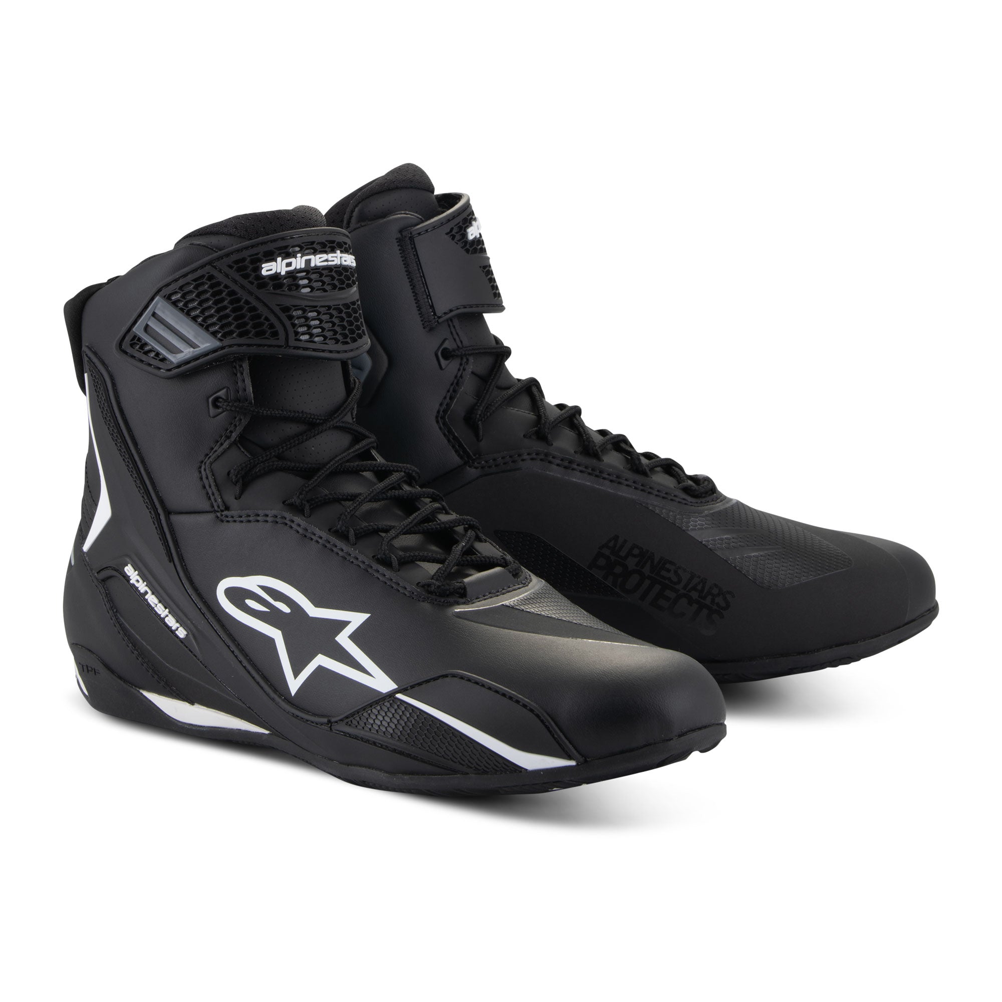 Alpinestars Faster-4 Men’s Riding Motorcycle Boot Black White