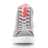 Alpinestars Stated Men’s Motorcycle Urban Boots Light Grey Red Fluo