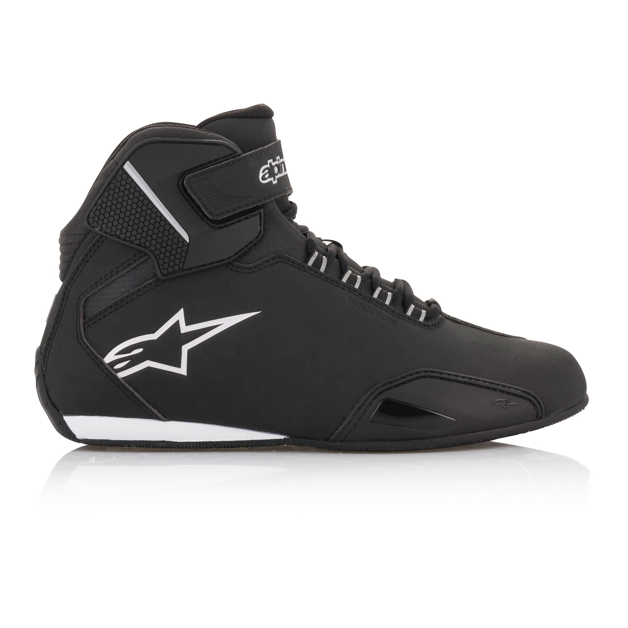 Alpinestars Stella Sektor Women’s Lightweight Motorcycle Boot Black Silver