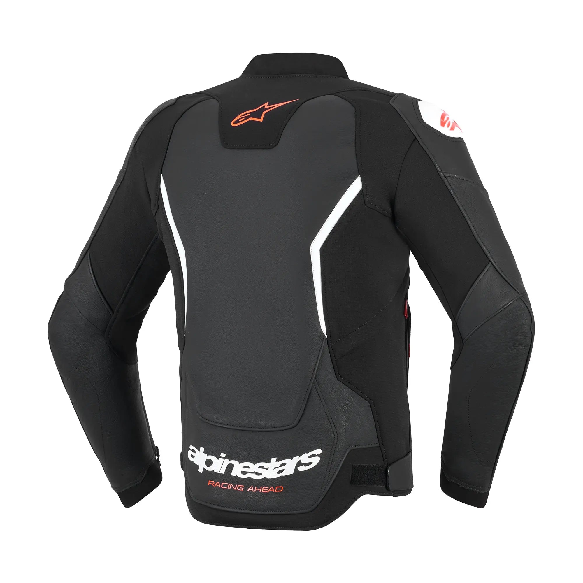Alpinestars GP Force V2 Leather Motorcycle Jacket Black White