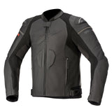 Alpinestars GP Plus R V3 Rideknit Leather Motorcycle Jacket Black
