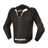 Alpinestars Missile V3 Ignition Leather Motorcycle Racing Jacket Black Red White